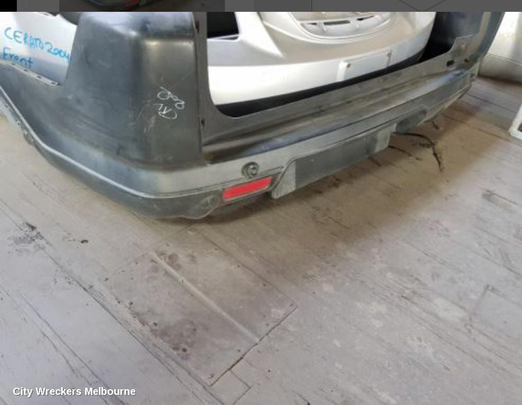 HONDA CRV REAR BUMPER, RD7, BLACK, STANDARD TYPE, 12/2001 - 09/2004