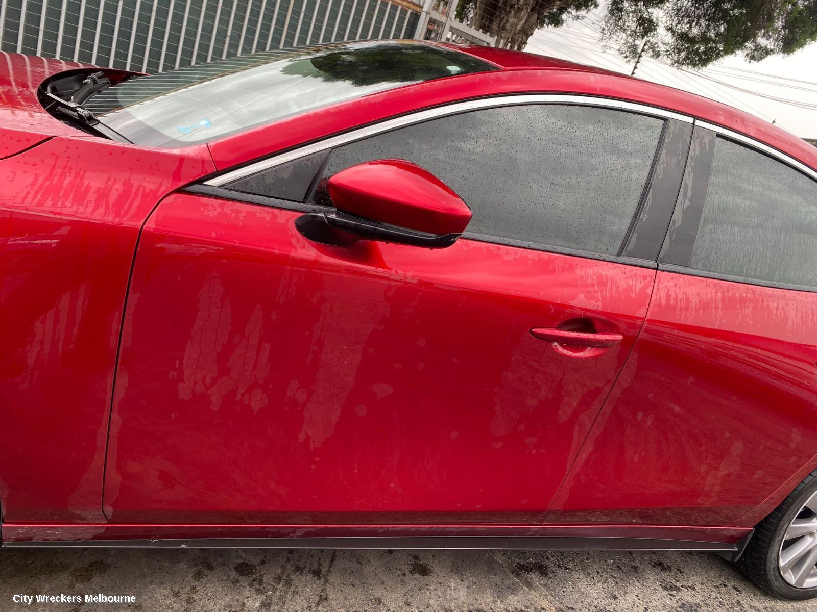 MAZDA 3 LEFT FRONT DOOR, BP, SEDAN, 03/2019 ONWARDS