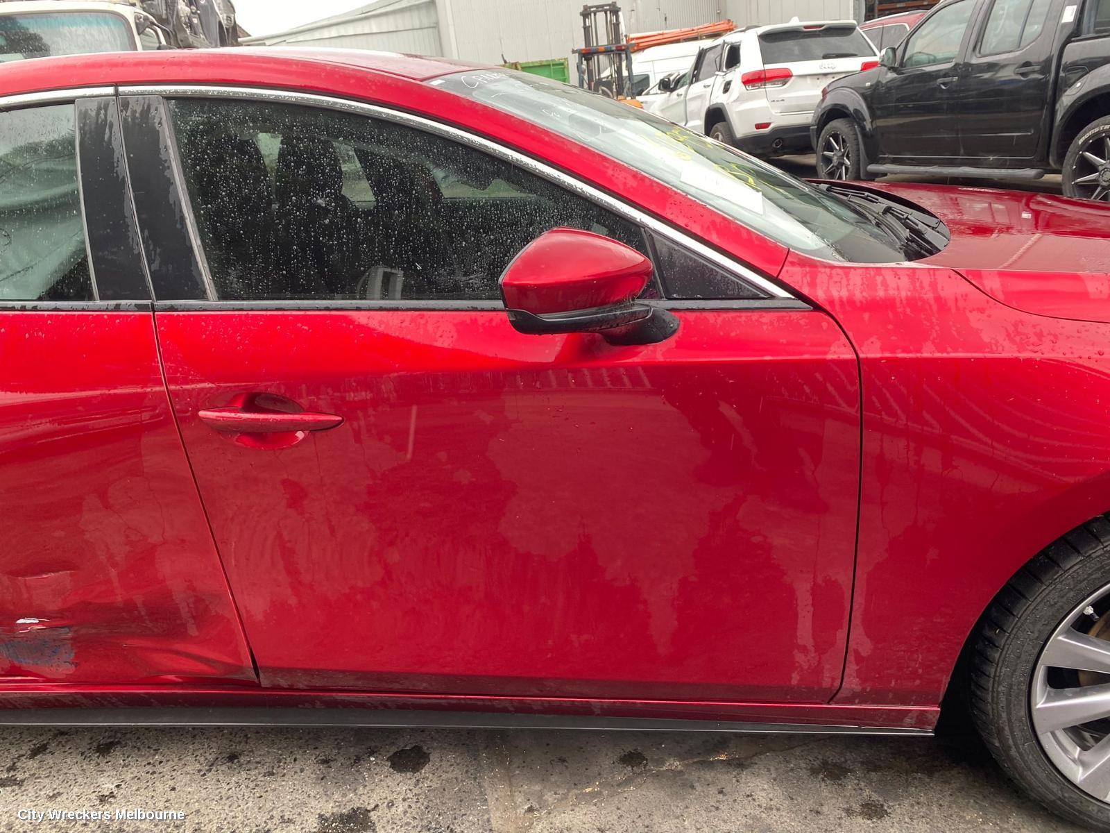 MAZDA 3 LEFT FRONT DOOR, BP, SEDAN, 03/2019 ONWARDS
