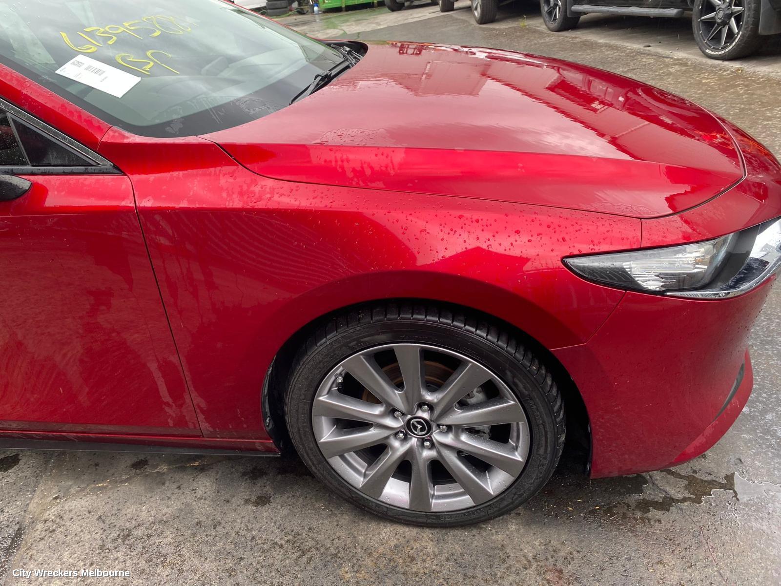 MAZDA 3 LEFT FRONT DOOR, BP, SEDAN, 03/2019 ONWARDS