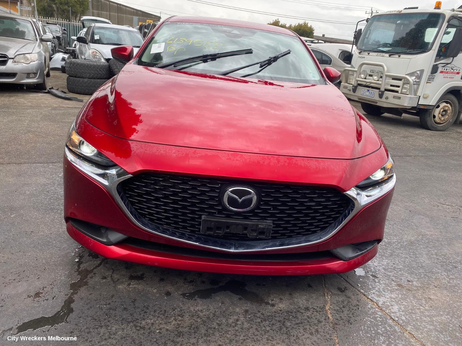 MAZDA 3 LEFT FRONT DOOR, BP, SEDAN, 03/2019 ONWARDS