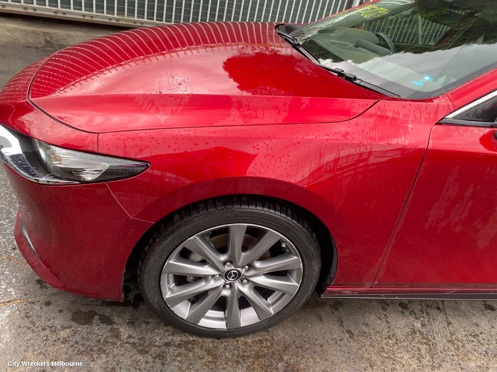 MAZDA 3 LEFT FRONT DOOR, BP, SEDAN, 03/2019 ONWARDS