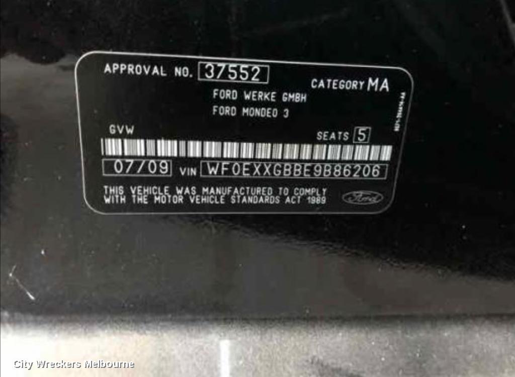 FORD MONDEO SUNVISOR, MA-MC, LH SIDE, 10/2007 - 12/2014