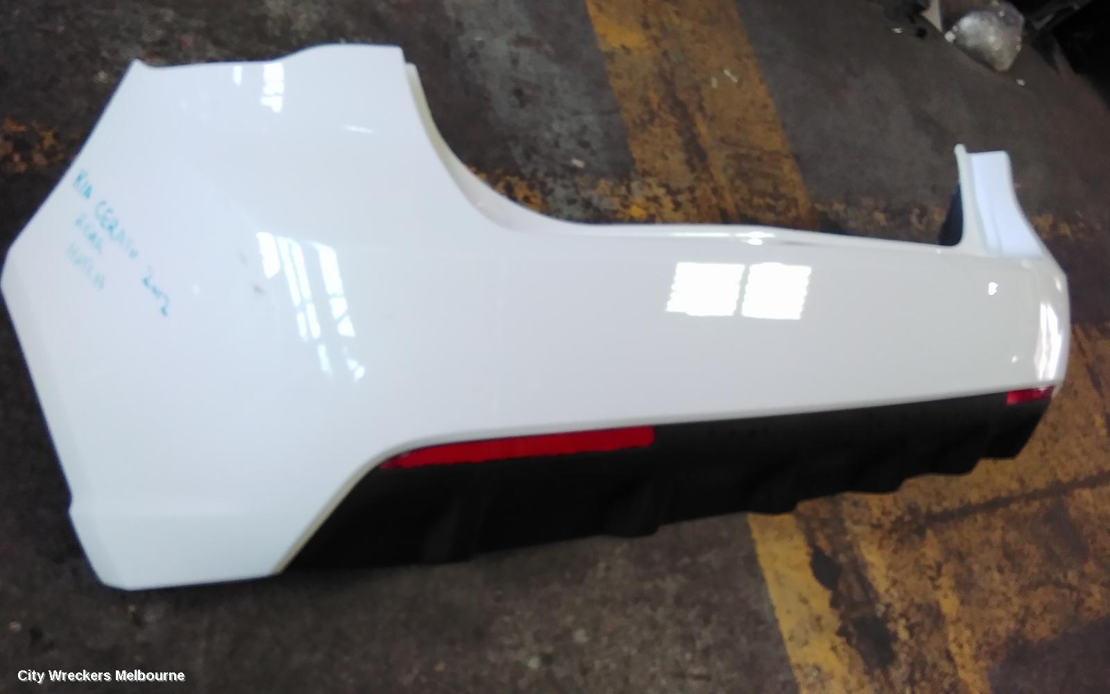 KIA CERATO REAR BUMPER, TD, HATCH, NON SENSOR TYPE, 10/2008 - 03/2013