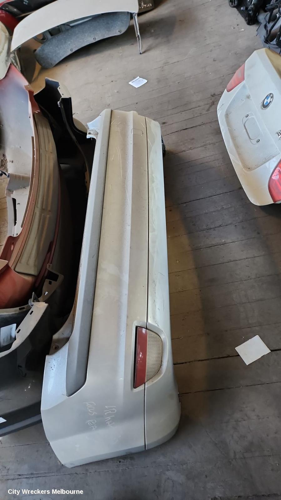 FORD FOCUS REAR BUMPER, LS, HATCH, NON REVERSE PARKING SENSORS TYPE, 06/2005 - 05/2007