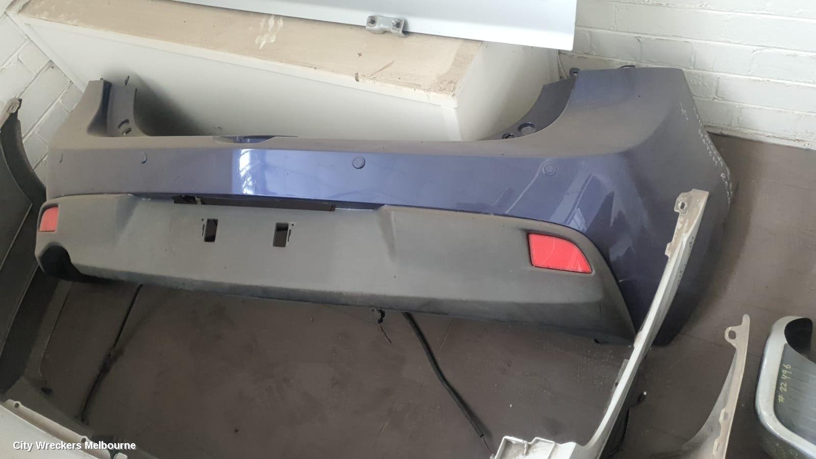 MAZDA 3 REAR BUMPER, BL, HATCH, NEO/MAXX/MAXX SPORT/MZR-CD, W/ PARK SENSOR TYPE, 04/2009 - 09/2011