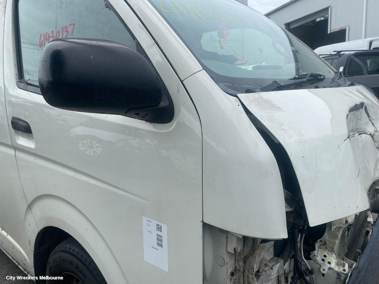 TOYOTA HIACE RIGHT GUARD, TRH/KDH, CORNER PANEL, 03/2005 - 04/2019