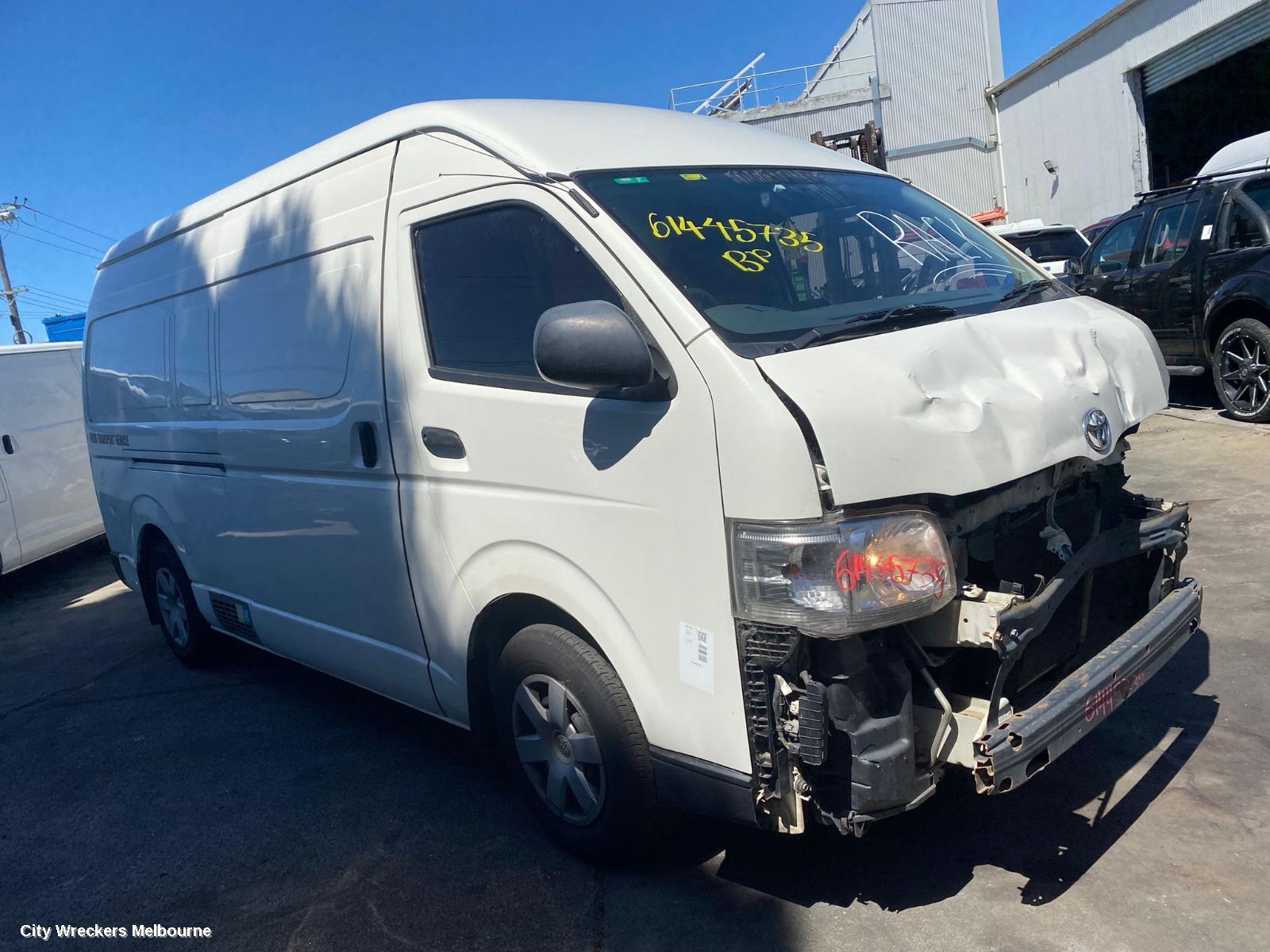 TOYOTA HIACE RIGHT GUARD, TRH/KDH, CORNER PANEL, 03/2005 - 04/2019