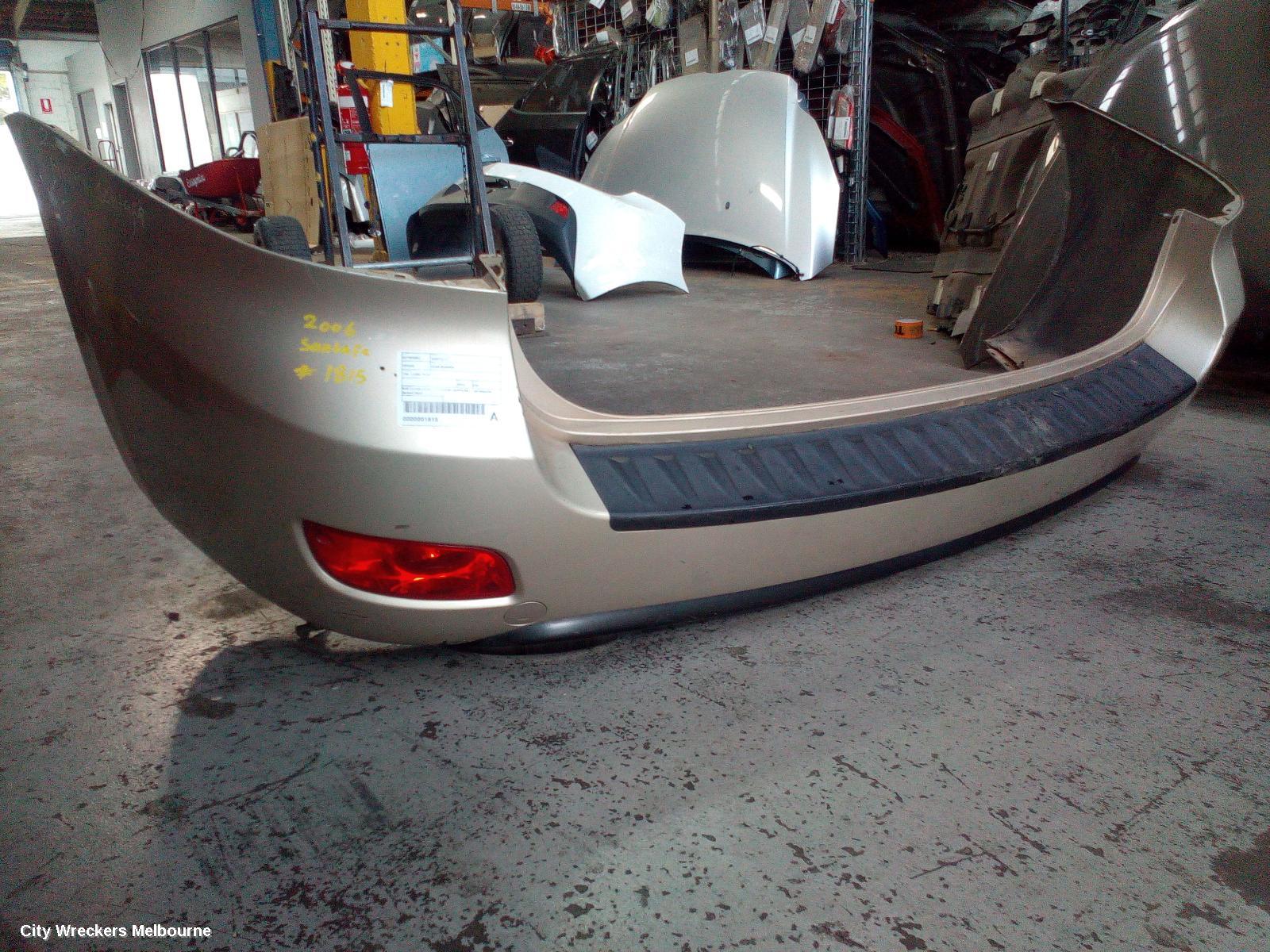 HYUNDAI SANTA FE REAR BUMPER, CM, 11/2005 - 09/2009