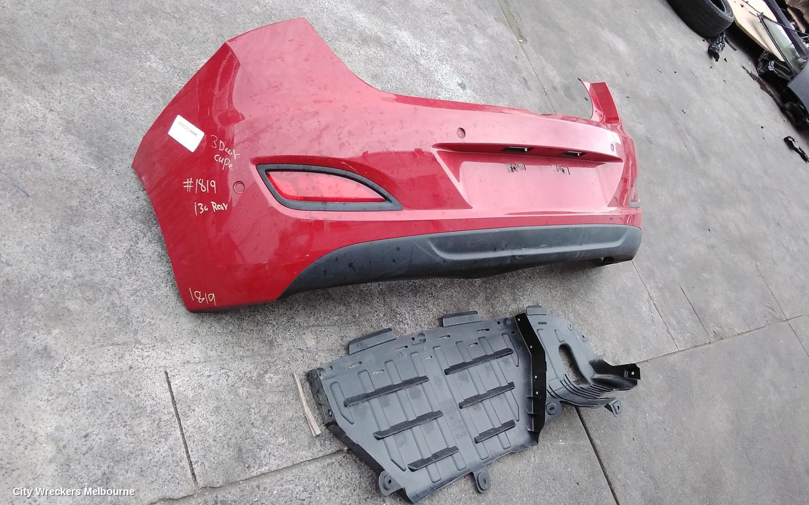 HYUNDAI I30 REAR BUMPER, GD, 3DR HATCH, W/ PARK SENSOR TYPE, 07/2013 - 03/2015