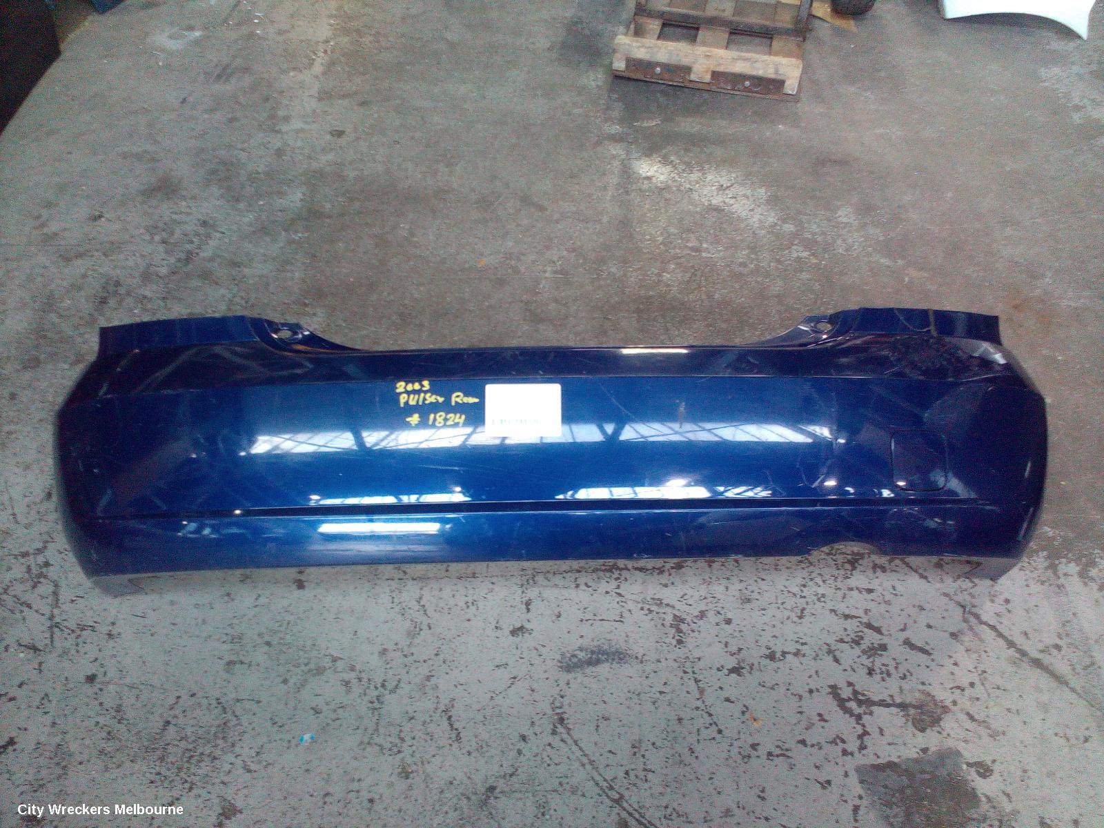 NISSAN PULSAR REAR BUMPER, N16 SI-II, HATCH, 12/2002 - 12/2005
