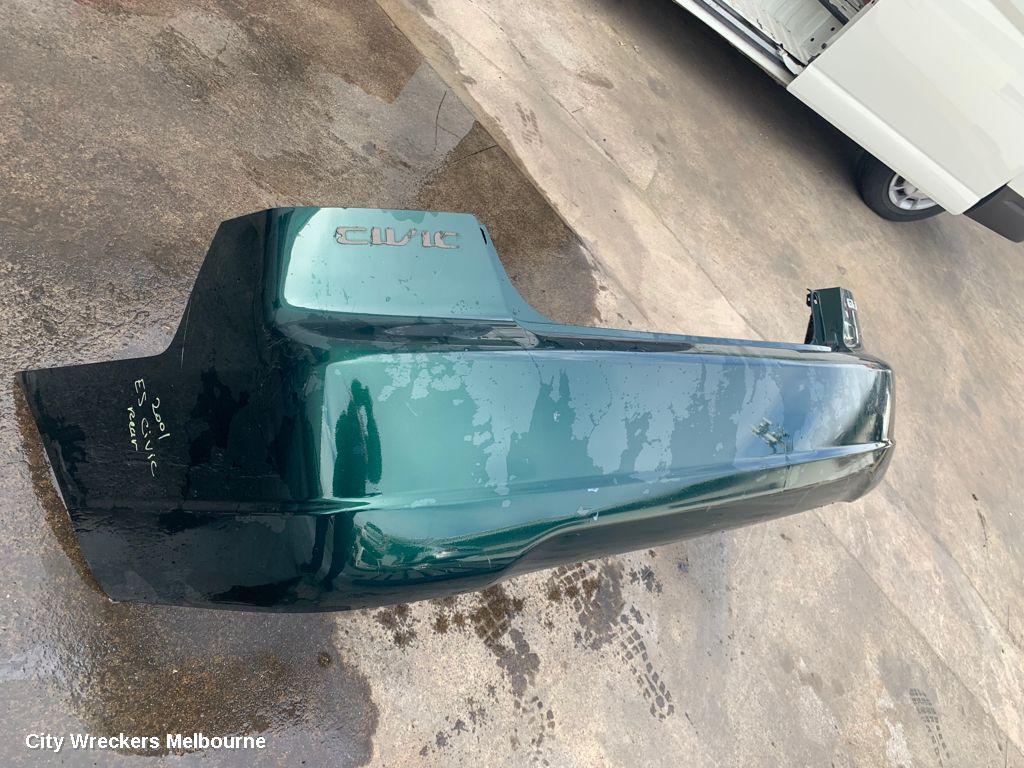 HONDA CIVIC REAR BUMPER, 7TH GEN, SEDAN, 11/2000 - 01/2004