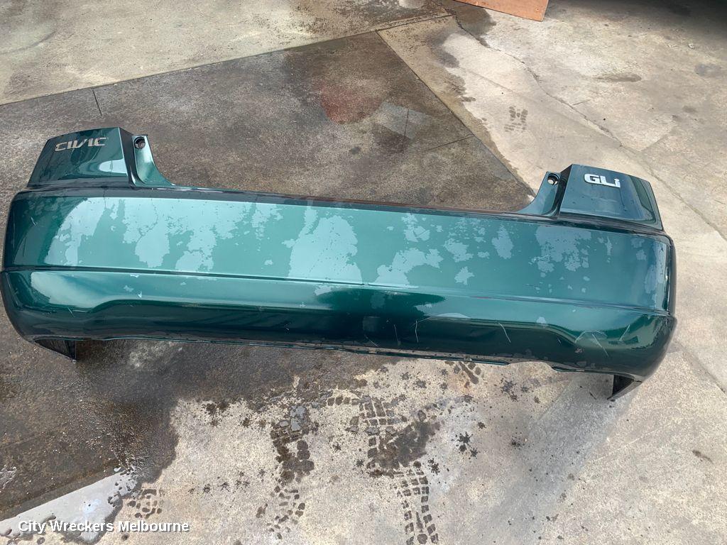HONDA CIVIC REAR BUMPER, 7TH GEN, SEDAN, 11/2000 - 01/2004