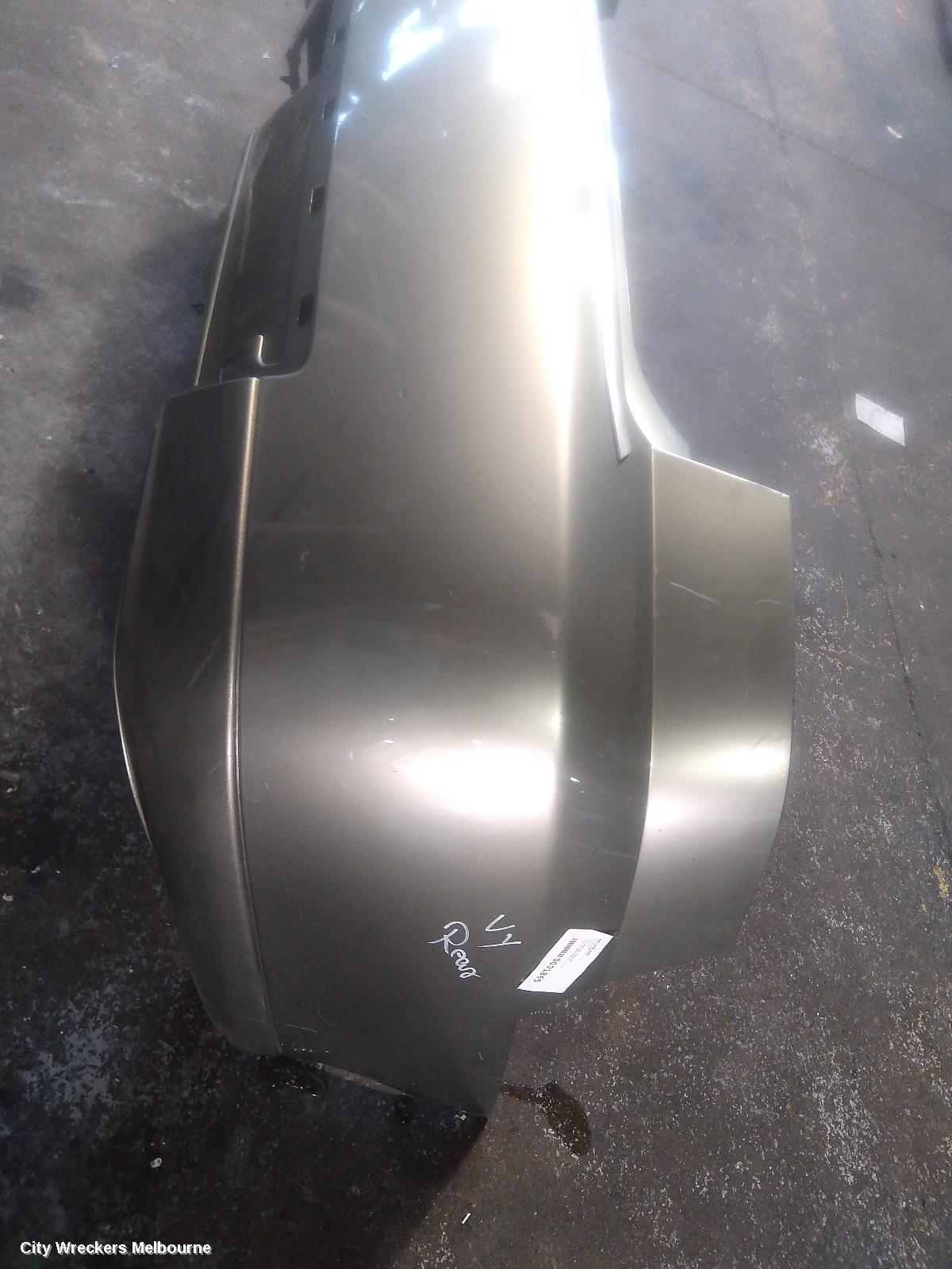 HOLDEN COMMODORE REAR BUMPER, VY1-VY2, SEDAN, BERLINA/CALAIS, NON PARK SENSOR TYPE, 10/2002 - 08/2004