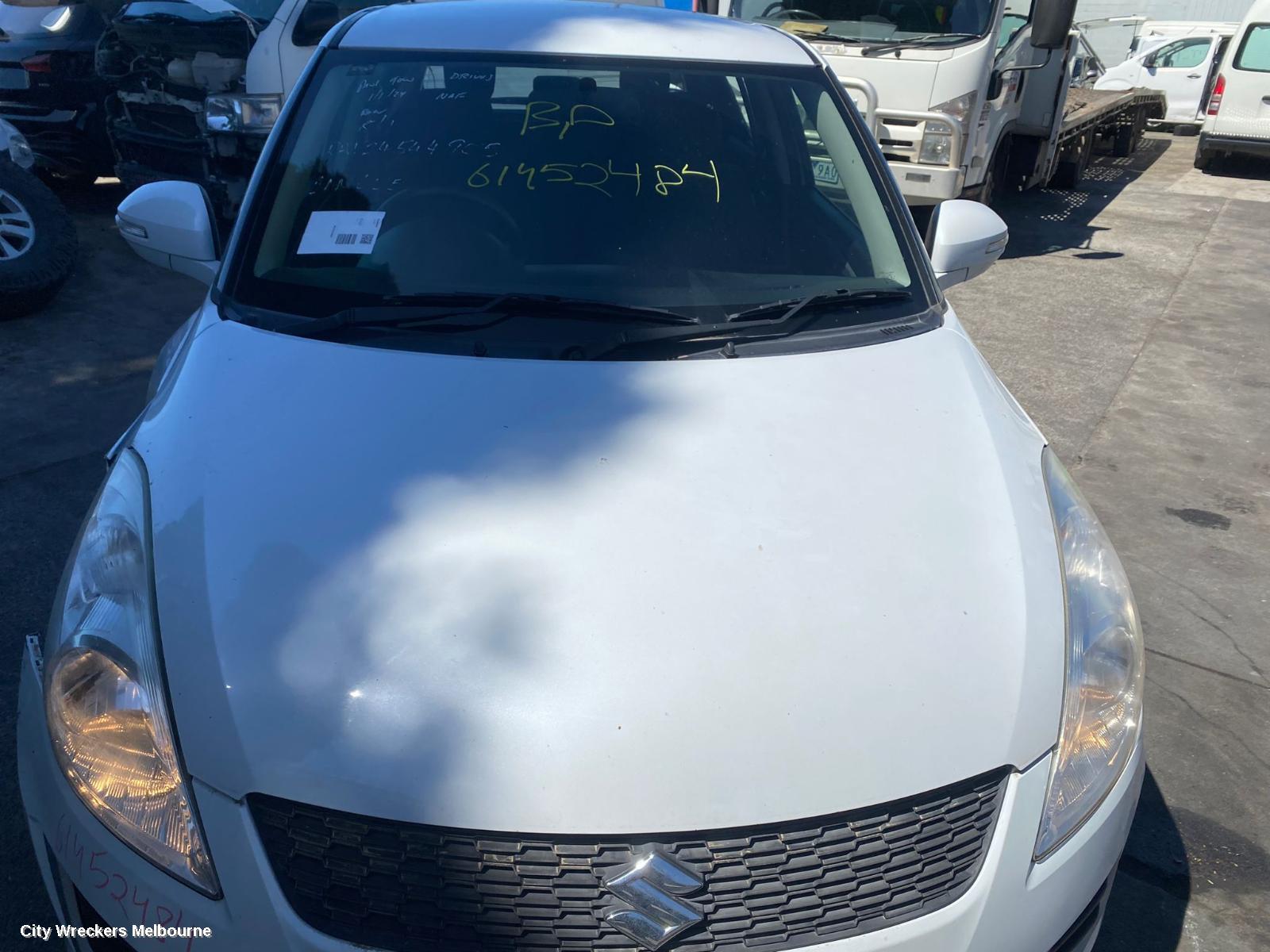 SUZUKI SWIFT TRANS/GEARBOX, MANUAL, FWD, PETROL, 1.4, K14B, 5 SPEED, FZ, 08/2010 - 03/2017