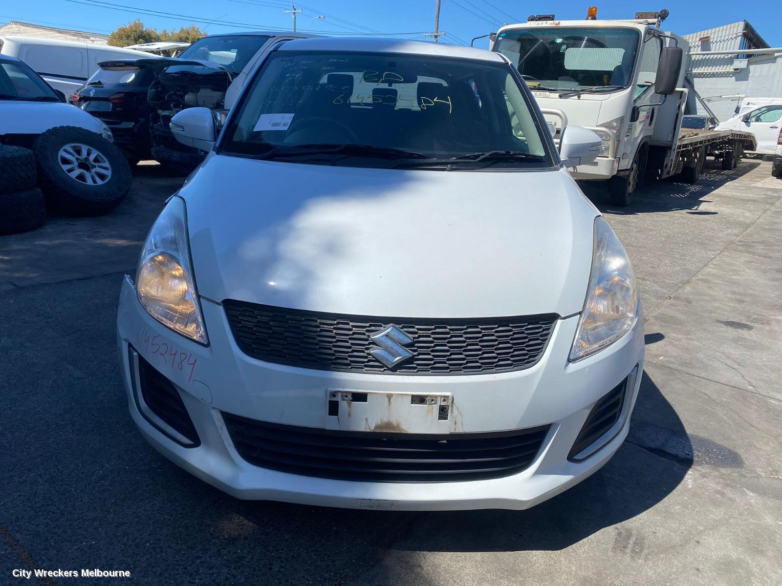 SUZUKI SWIFT TRANS/GEARBOX, MANUAL, FWD, PETROL, 1.4, K14B, 5 SPEED, FZ, 08/2010 - 03/2017