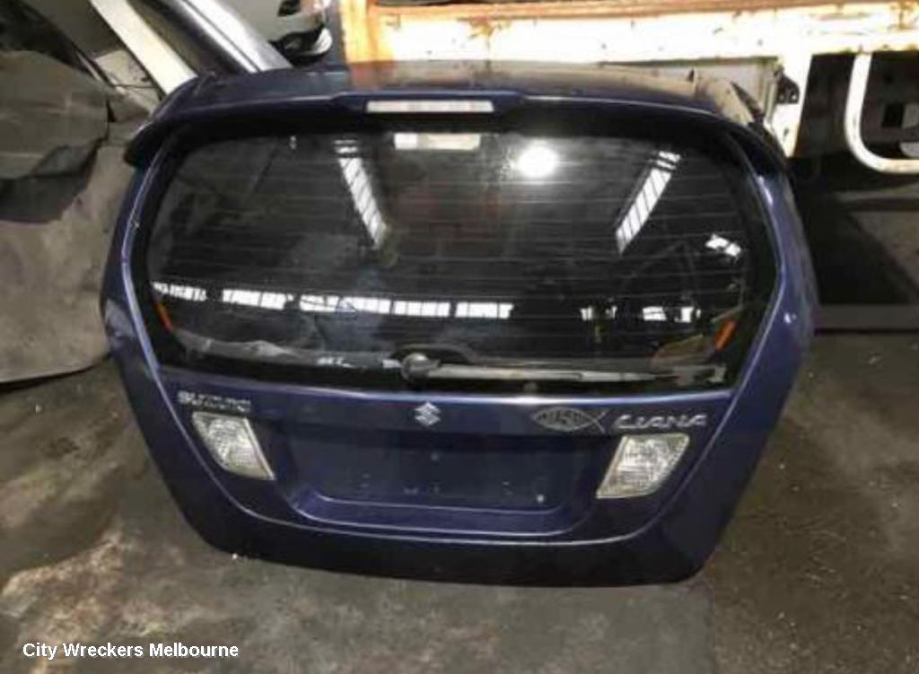 SUZUKI LIANA BOOTLID/TAILGATE, TAILGATE, RH4, SPOILER TYPE, 10/2001 - 06/2007