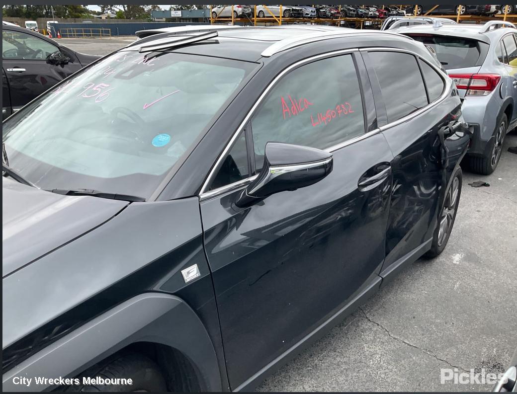 LEXUS UX LEFT FRONT DOOR WINDOW, X10, 10/2018 ONWARDS
