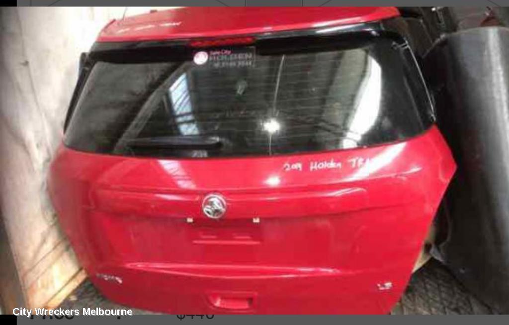 HOLDEN TRAX BOOTLID/TAILGATE, TAILGATE, TJ SERIES, NON REVERSE CAMERA TYPE, 08/2013 - 12/2020