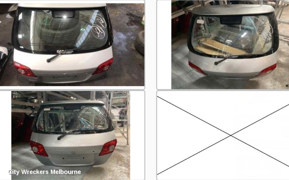 HOLDEN VIVA BOOTLID/TAILGATE, TAILGATE, JF, HATCH, SPOILERED TYPE, 10/2005 - 04/2009