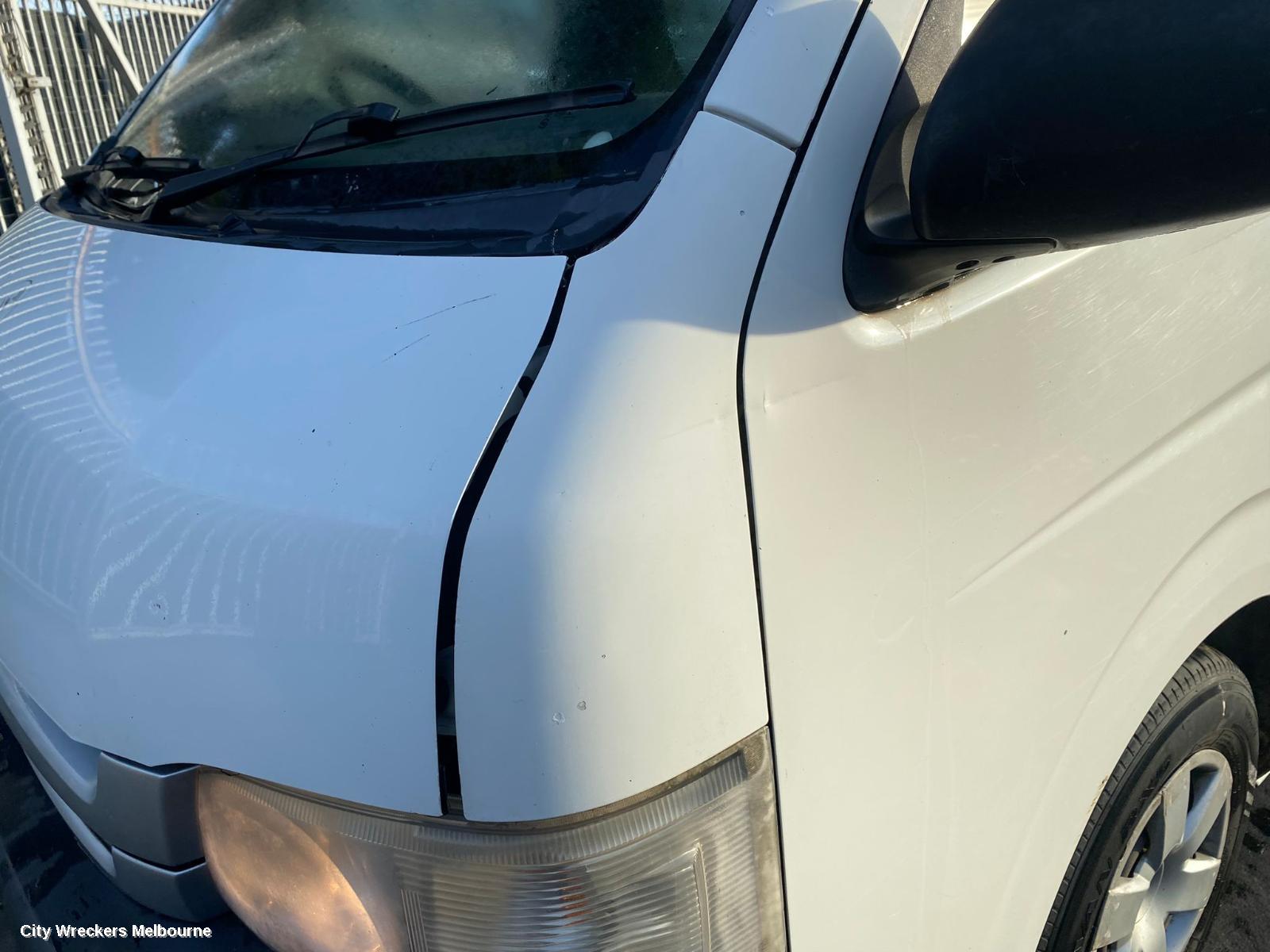 TOYOTA HIACE BONNET, TRH/KDH, SLWB, 03/2005 - 04/2019