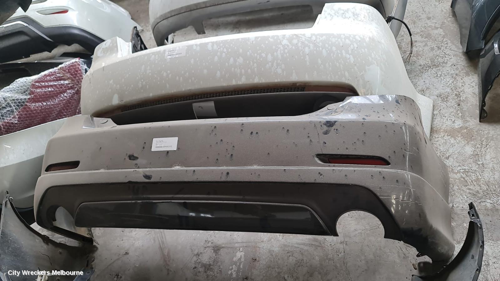 TOYOTA AURION REAR BUMPER, GSV40R, SPORTIVO SX6/WHITE LE, NON PARK SENSOR TYPE, 10/2006 - 04/2012