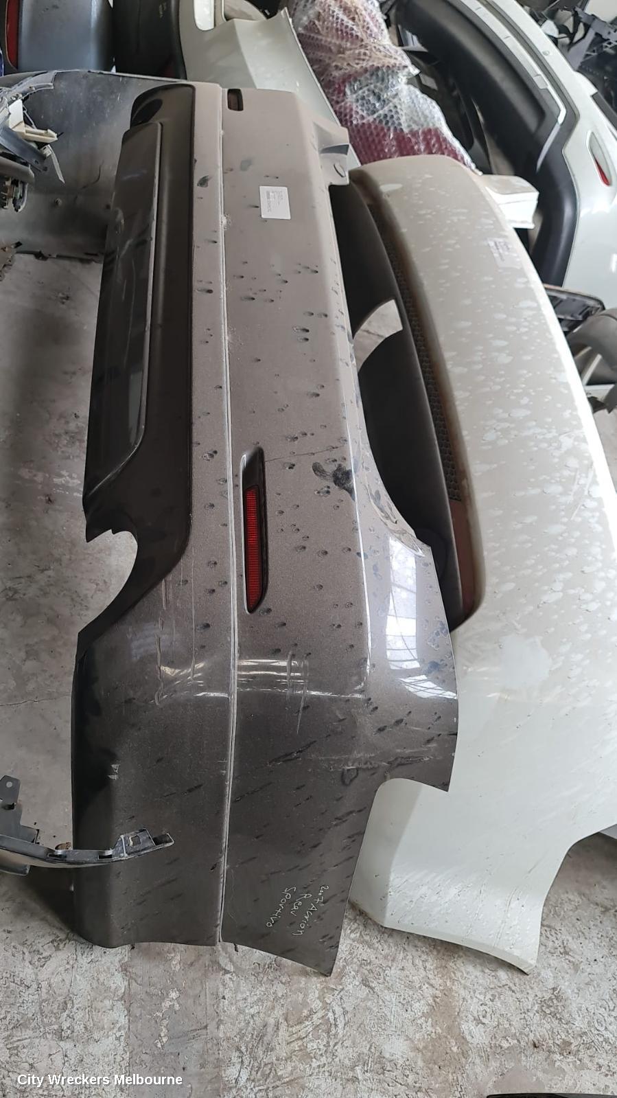 TOYOTA AURION REAR BUMPER, GSV40R, SPORTIVO SX6/WHITE LE, NON PARK SENSOR TYPE, 10/2006 - 04/2012