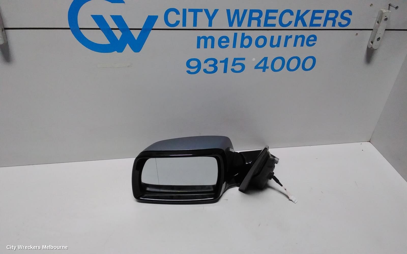 BMW X3 LEFT DOOR MIRROR, MANUAL FOLD, NON AUTO DIP, MEMORY, GLOSS BLACK LINE, M PACK, E83, 06/2004 - 11/2010