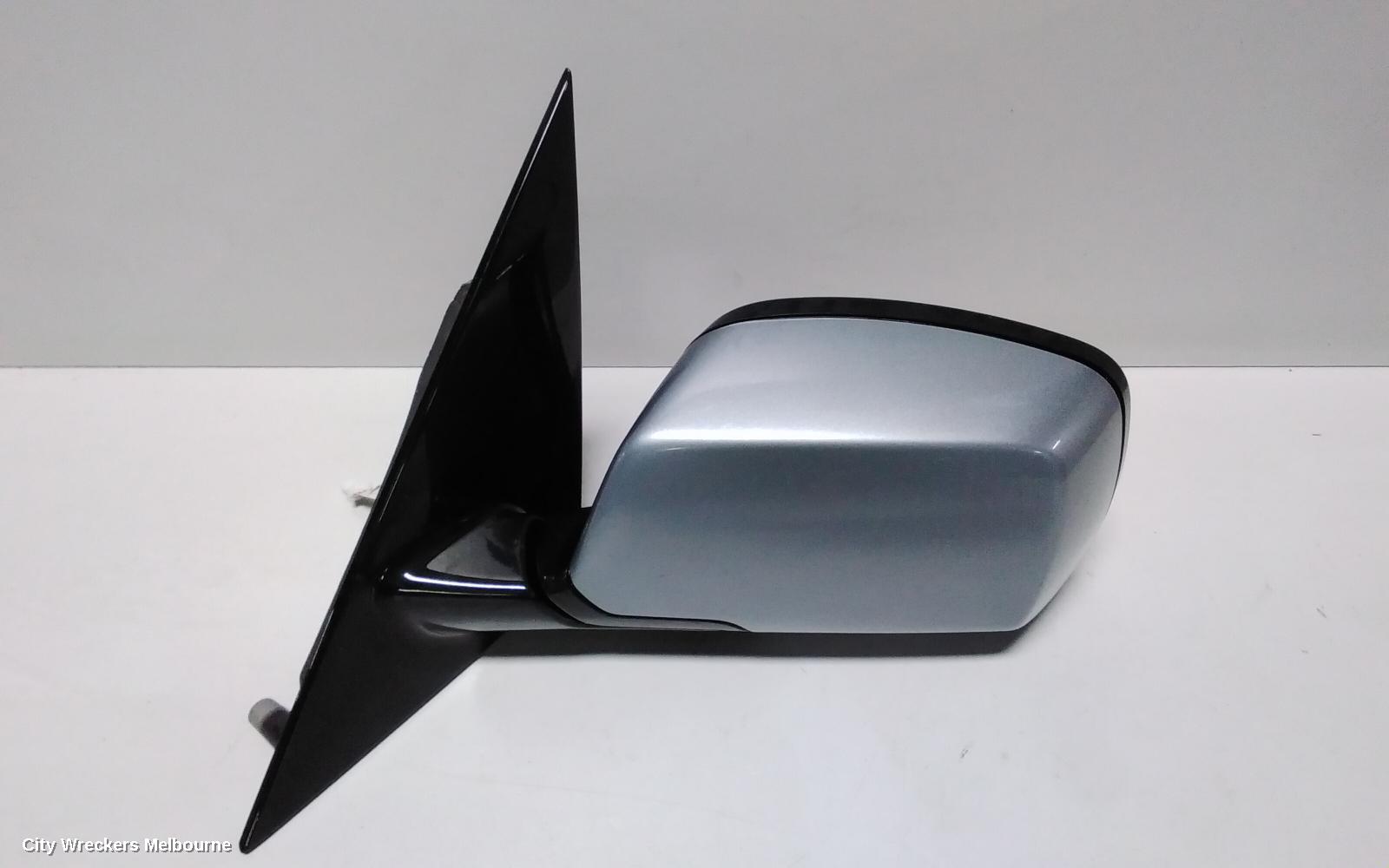 BMW X3 LEFT DOOR MIRROR, MANUAL FOLD, NON AUTO DIP, MEMORY, GLOSS BLACK LINE, M PACK, E83, 06/2004 - 11/2010