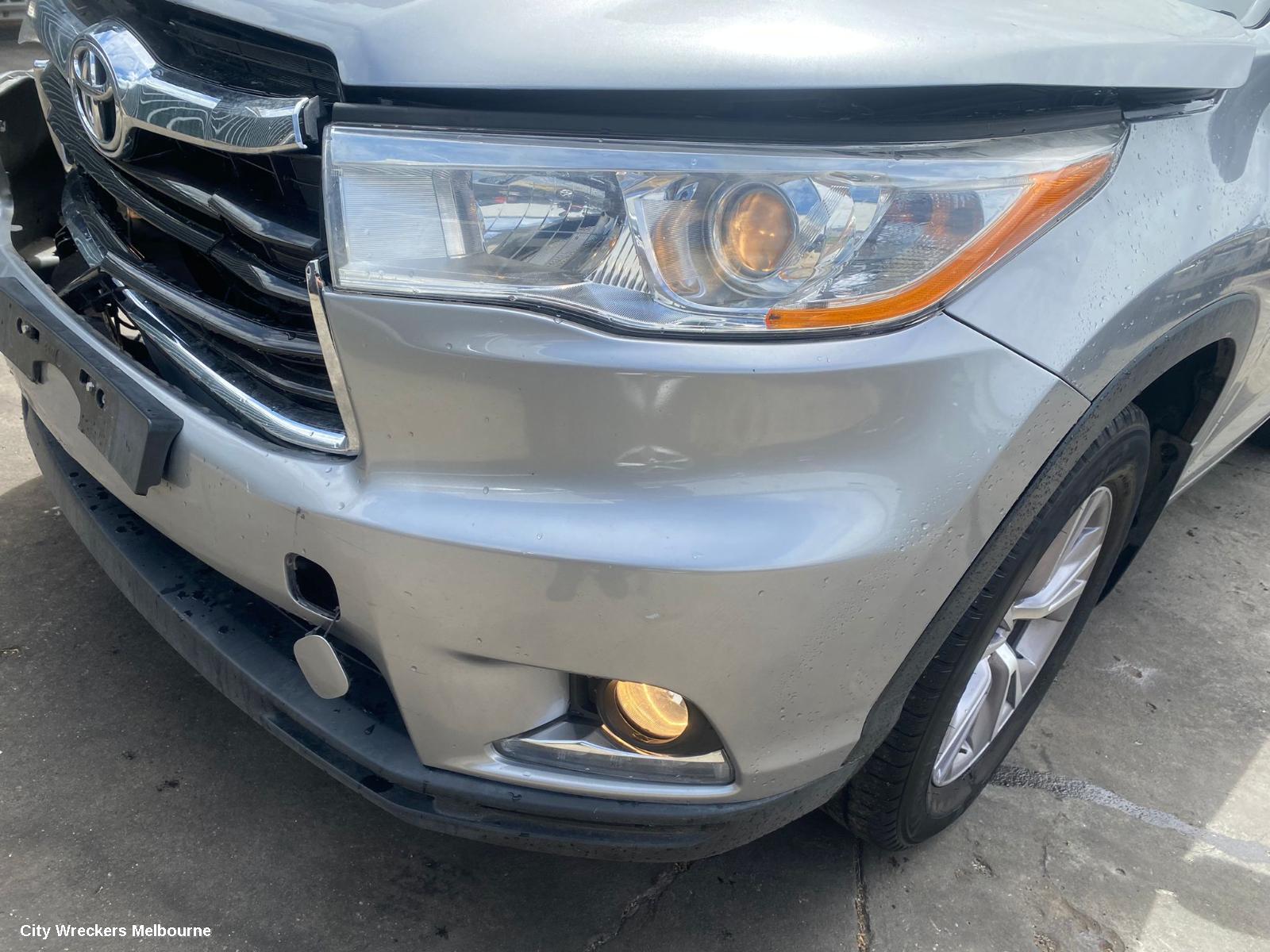 TOYOTA KLUGER REAR BUMPER, GSU50/GSU55, BUMPER BAR, 12/2013 - 10/2016