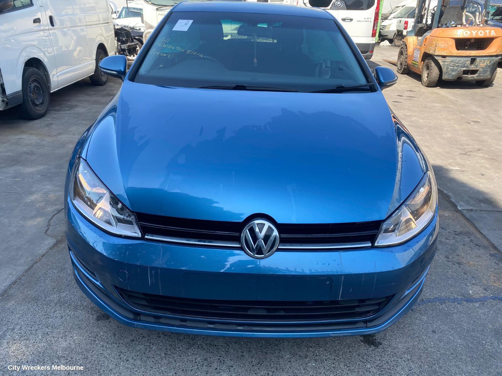 VOLKSWAGEN GOLF REAR BUMPER, BUMPER BAR, GEN 7, HATCH/GTI, NON PARK SENSOR TYPE, 11/2012 - 03/2017