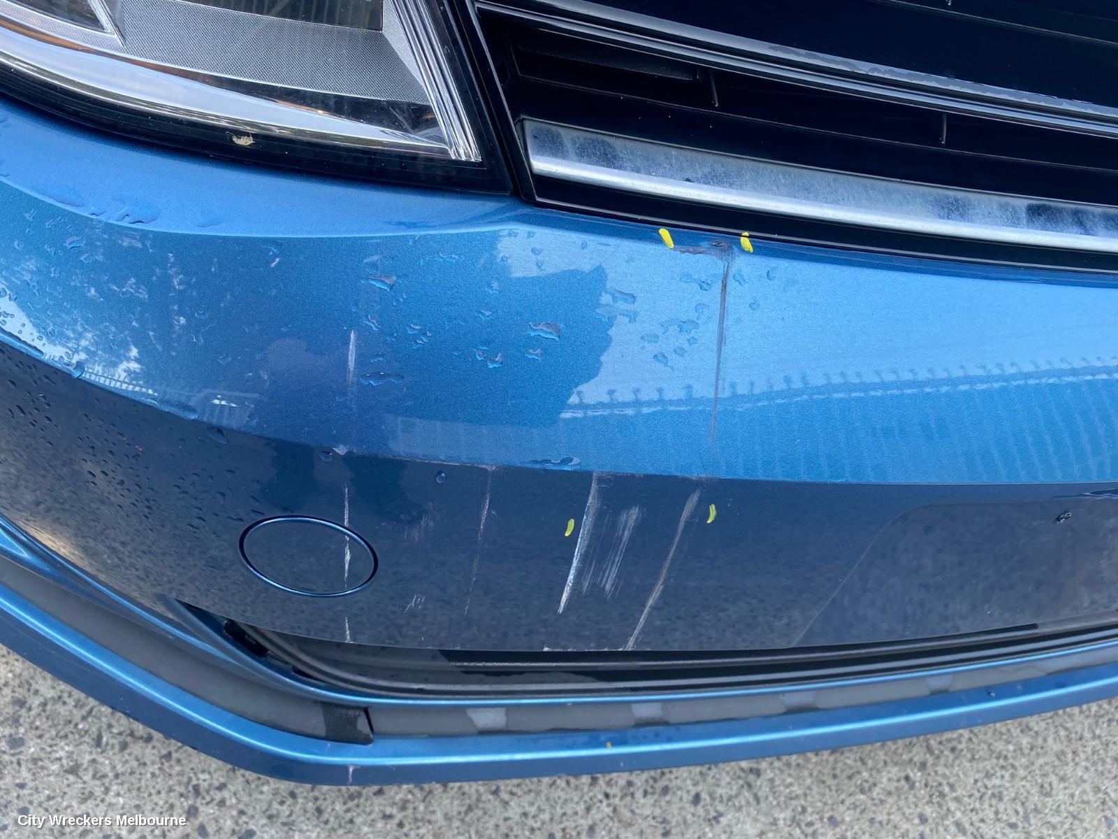VOLKSWAGEN GOLF REAR BUMPER, BUMPER BAR, GEN 7, HATCH/GTI, NON PARK SENSOR TYPE, 11/2012 - 03/2017