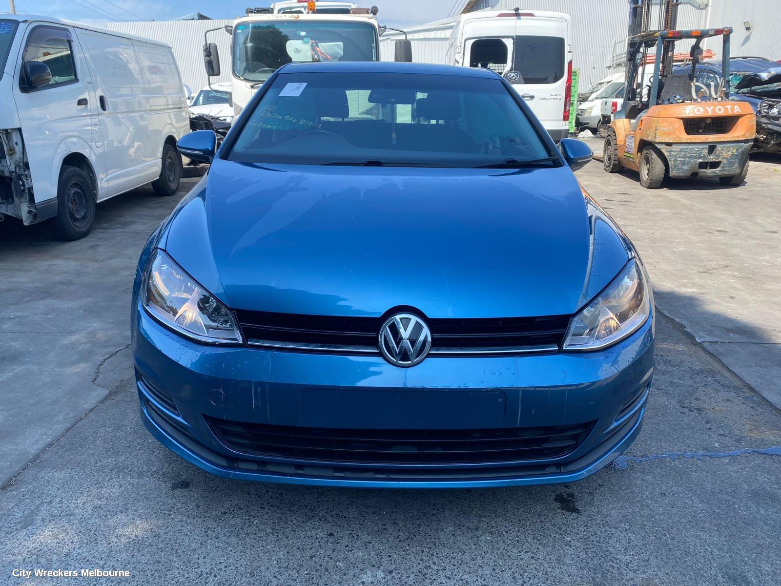 VOLKSWAGEN GOLF REAR BUMPER, BUMPER BAR, GEN 7, HATCH/GTI, NON PARK SENSOR TYPE, 11/2012 - 03/2017
