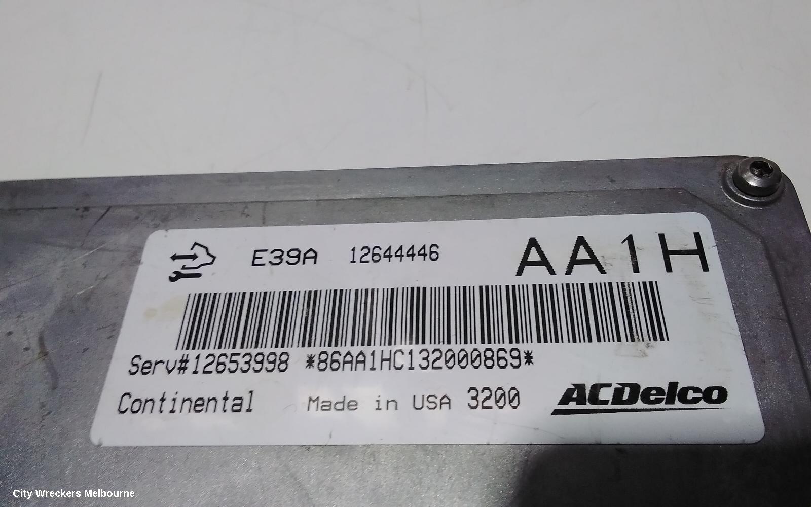 HOLDEN COMMODORE ECU, ENGINE ECU, V6, ECU ONLY, VF, 05/2013 - 12/2017