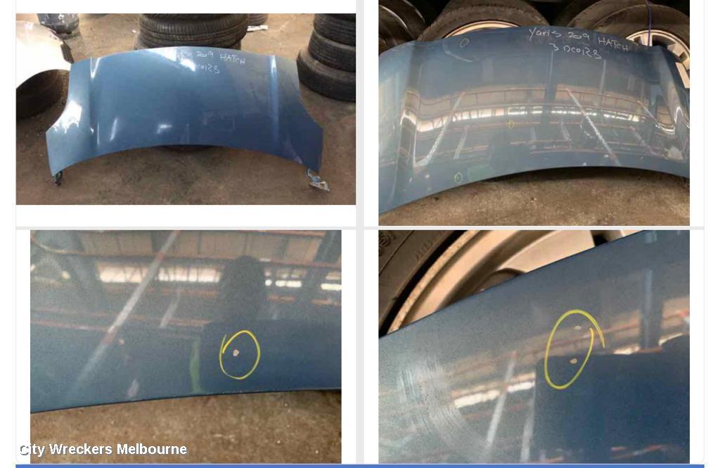 TOYOTA YARIS BONNET, NCP9#, HATCH, 10/2005 - 07/2011 (AUS ONLY)