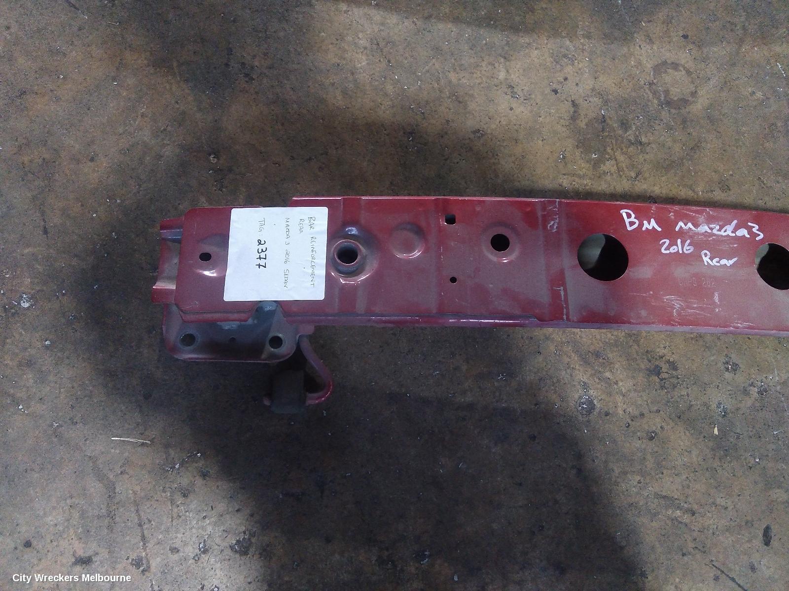 MAZDA 3 R/BAR BRACKET/REINFO, REINFORCEMENT, BM-BN, SEDAN, 06/2013 ONWARDS