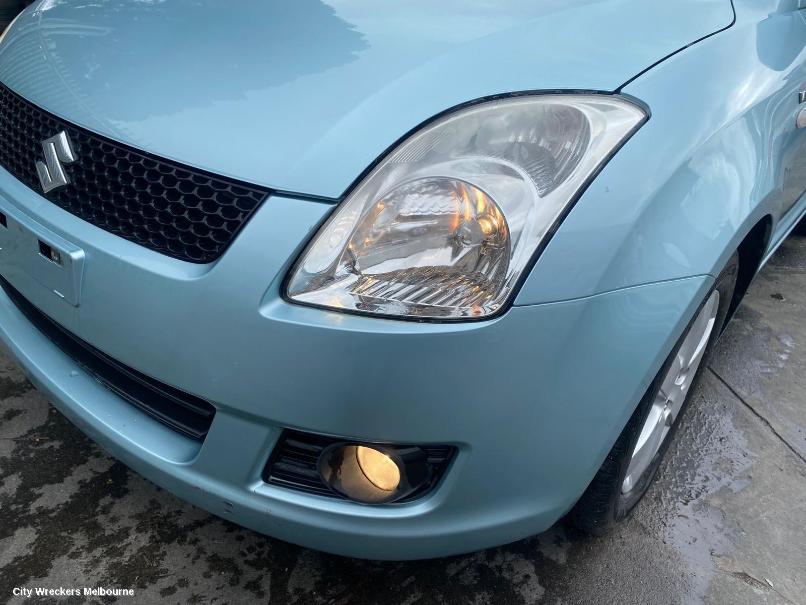 SUZUKI SWIFT LEFT HEADLAMP, RS415, MAN BEAM ADJUSTMENT, CHROME INSERT TYPE, 09/2004 - 02/2011