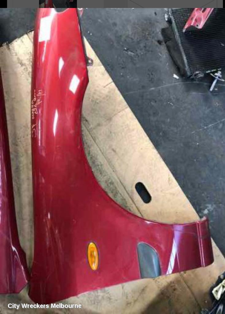 MAZDA 626 RIGHT GUARD, GF, SEDAN/HATCH, CLIP ON MOULD, W/ REPEATER TYPE, 11/1999 - 08/2002