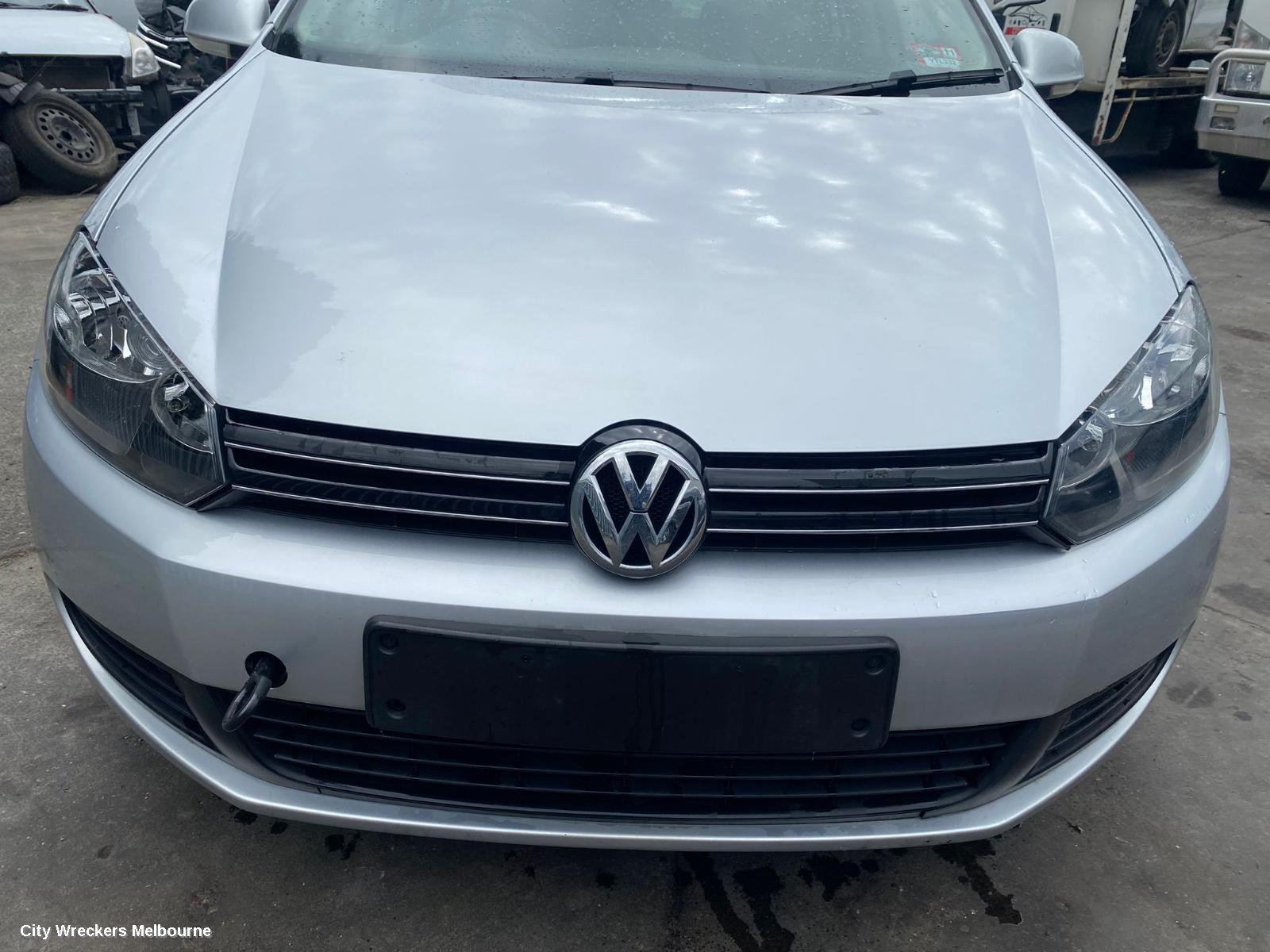 VOLKSWAGEN GOLF REAR BUMPER, GEN 6, WAGON, 09/2009 - 01/2013