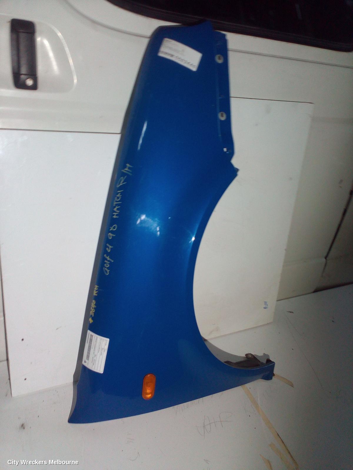 VOLKSWAGEN GOLF RIGHT GUARD, GEN 4, HATCH, 09/1998 - 06/2004