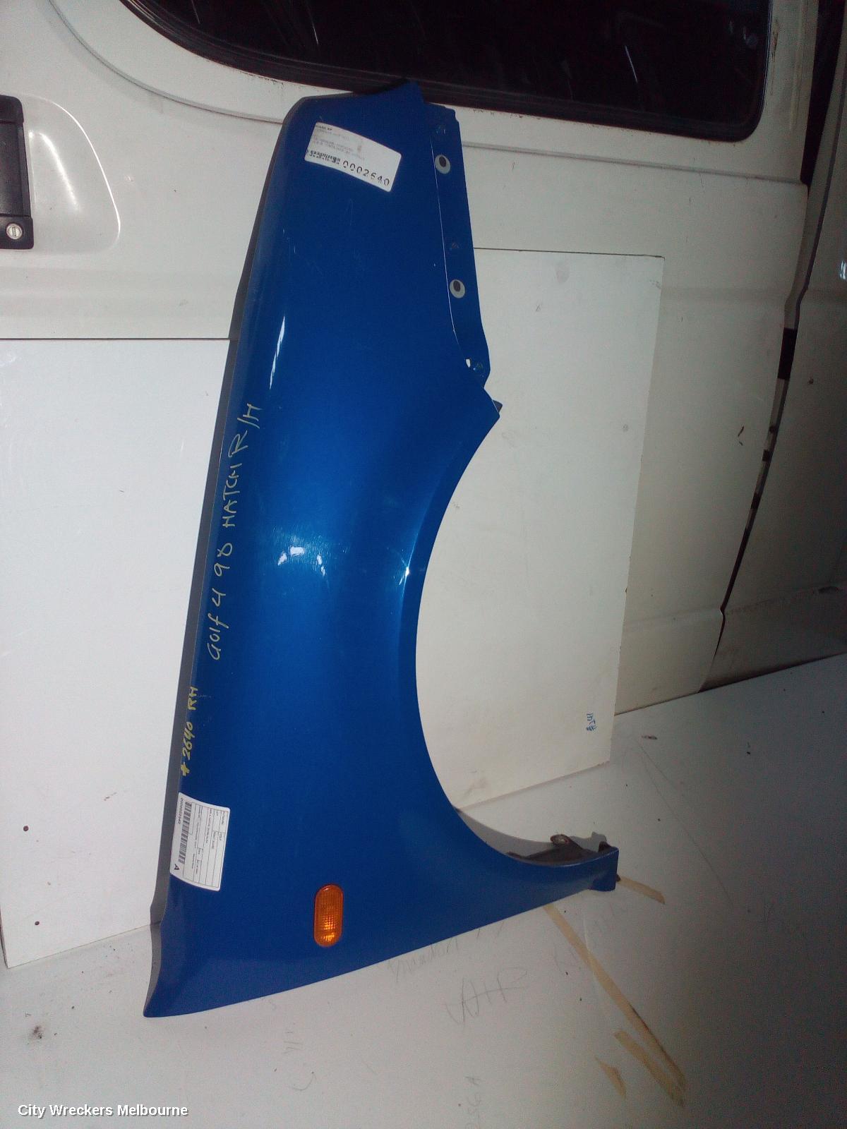 VOLKSWAGEN GOLF RIGHT GUARD, GEN 4, HATCH, 09/1998 - 06/2004