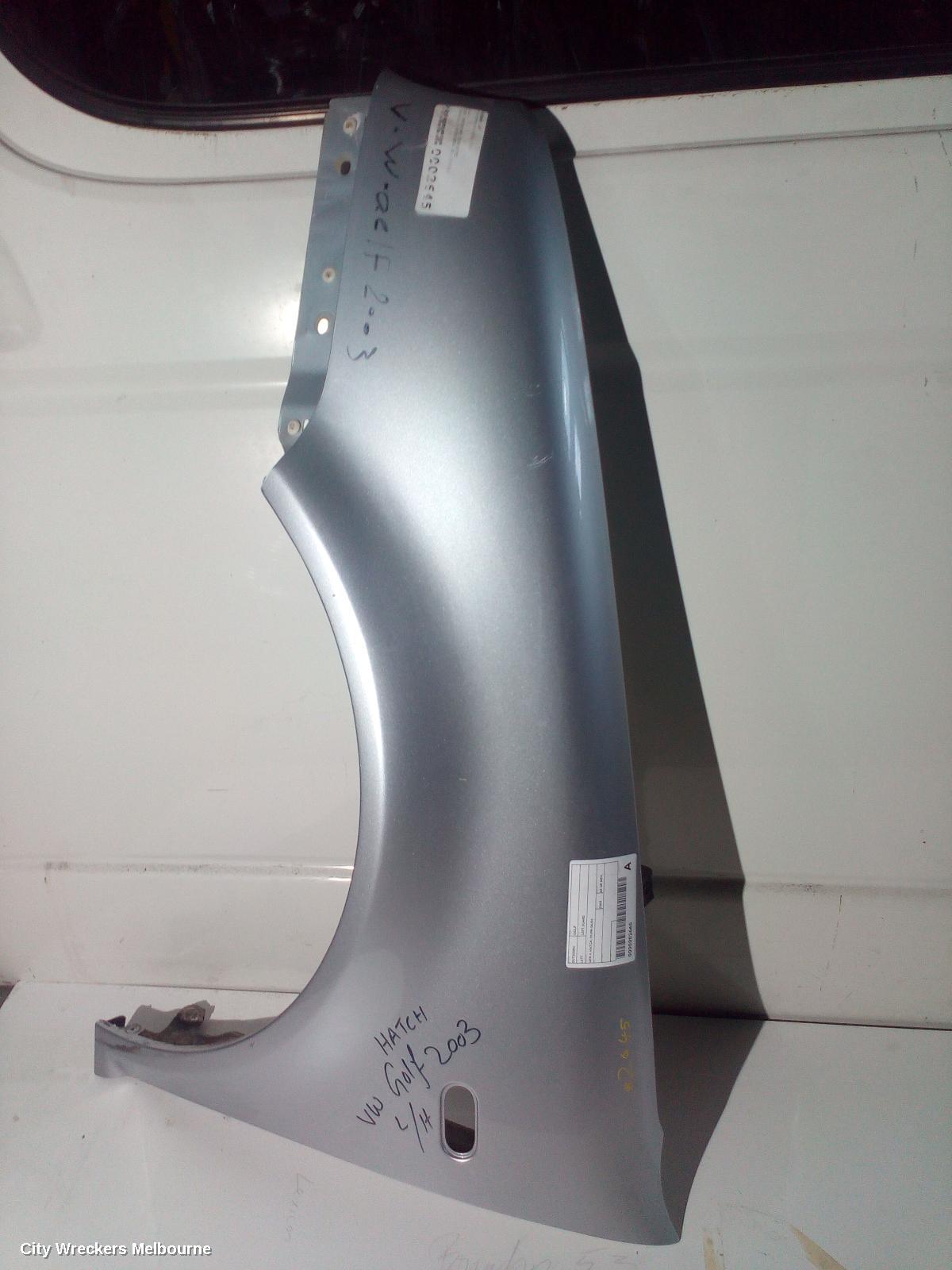 VOLKSWAGEN GOLF LEFT GUARD, GEN 4, HATCH, 09/1998 - 06/2004