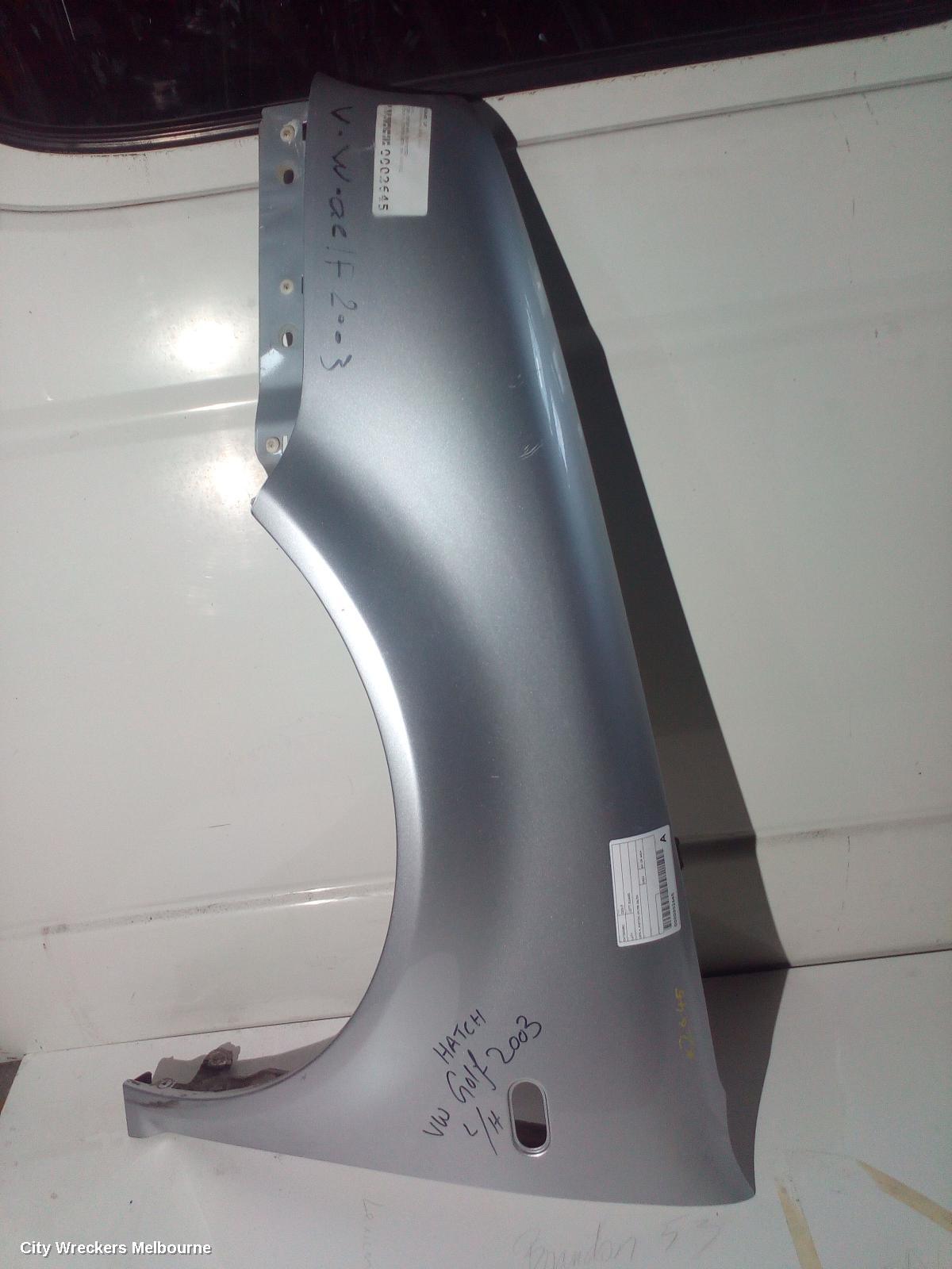 VOLKSWAGEN GOLF LEFT GUARD, GEN 4, HATCH, 09/1998 - 06/2004