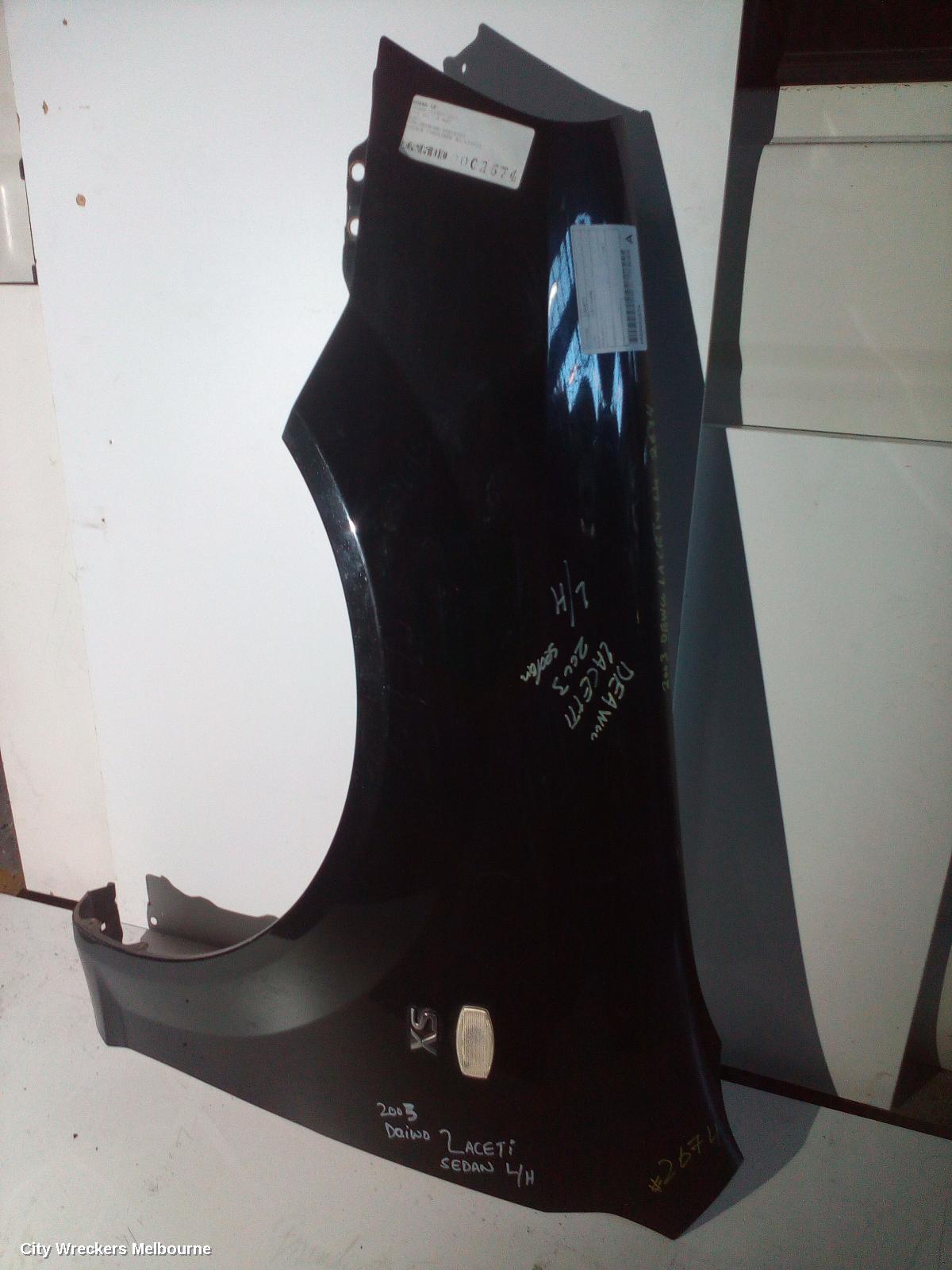 DAEWOO LACETTI LEFT GUARD, J200, SEDAN, 09/2003 - 12/2004