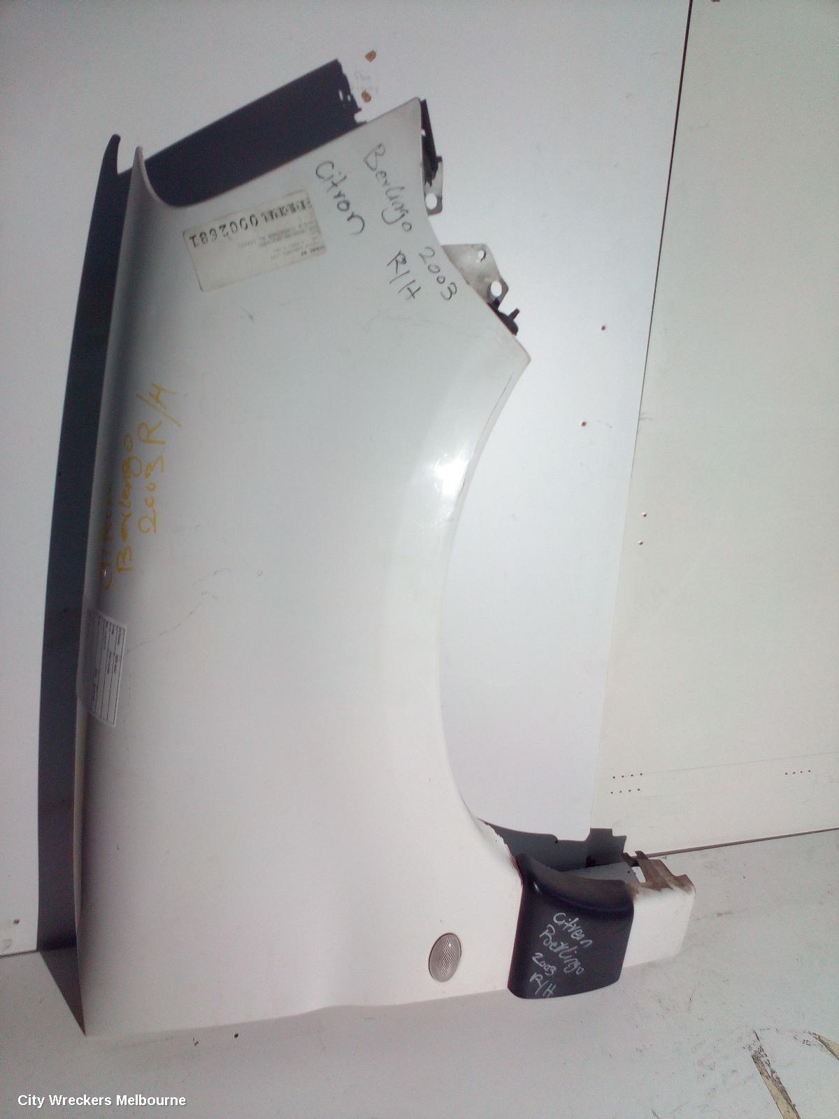 CITROEN BERLINGO RIGHT GUARD, M59, 10/2003 - 07/2010