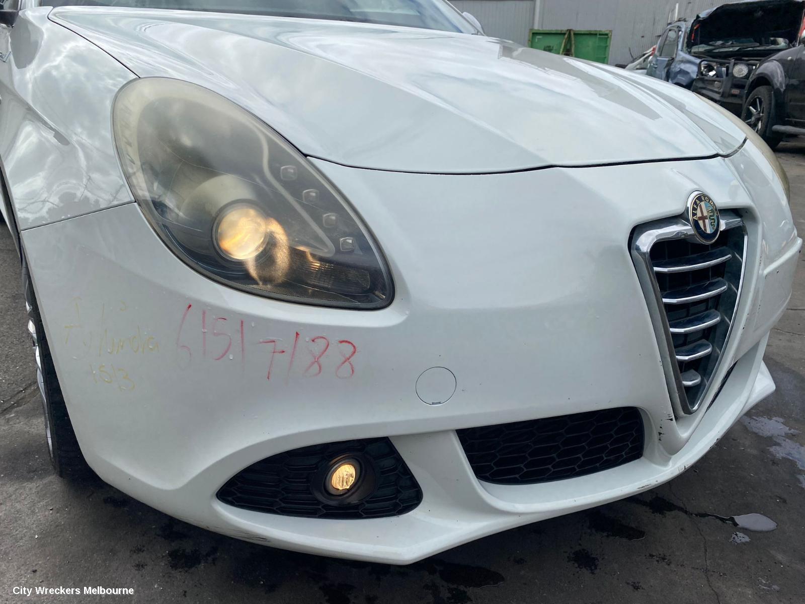 ALFA ROMEO GIULIETTA LEFT TAILLIGHT, 940 SERIES, 01/2011 - 12/2020