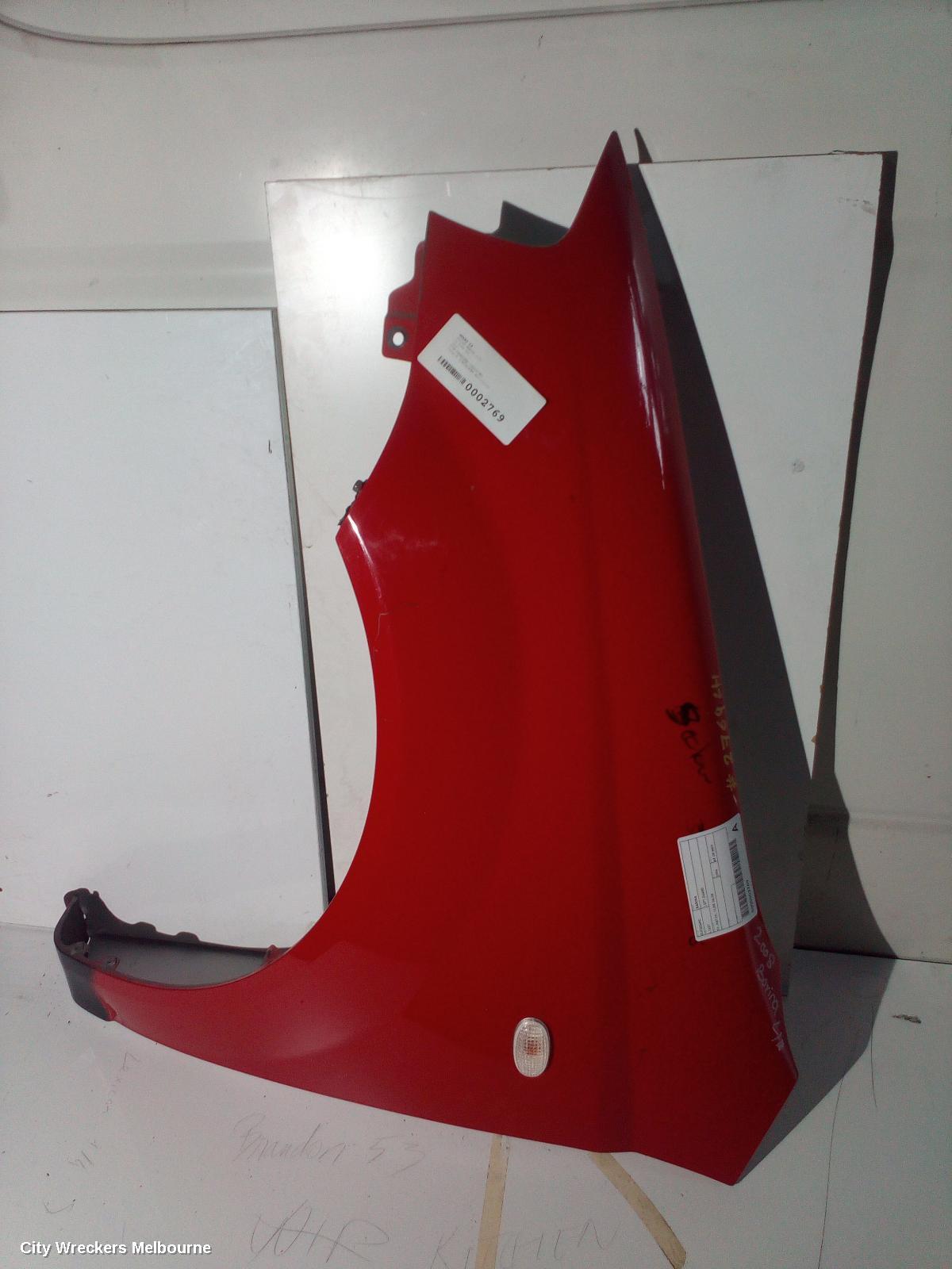 HOLDEN BARINA LEFT GUARD, TK, HATCH, 12/2005 - 06/2008