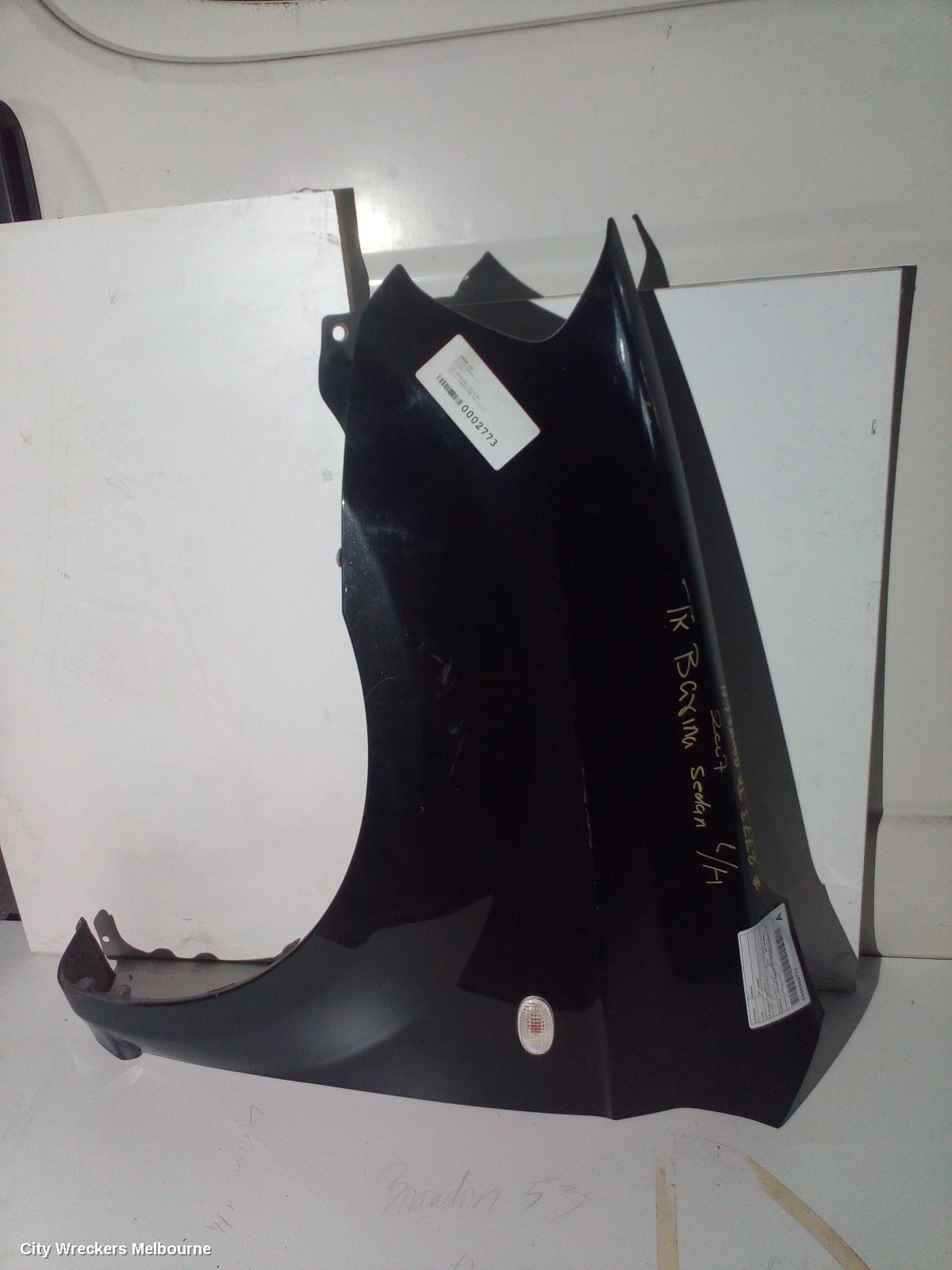 HOLDEN BARINA LEFT GUARD, TK, SEDAN, 12/2005 - 12/2012