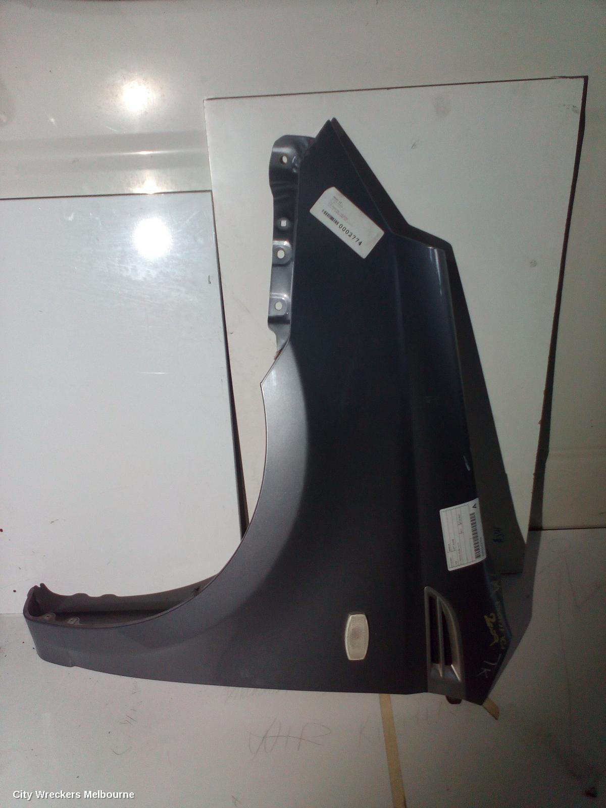 HOLDEN BARINA LEFT GUARD, TK, HATCH, 07/2008 - 12/2012