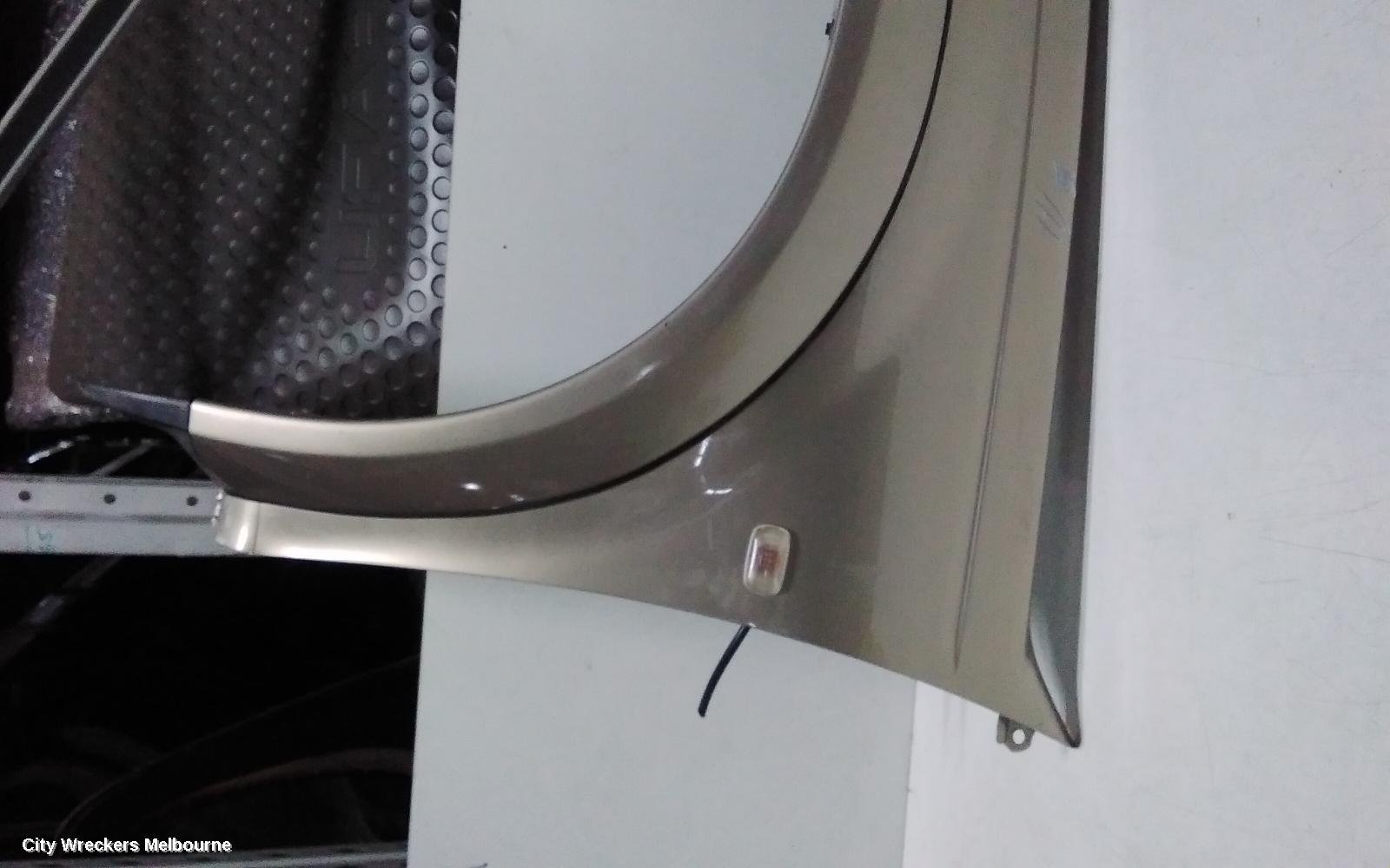 HOLDEN RODEO LEFT GUARD, RA, FLARED TYPE, W/ REPEATER HOLE, 03/2003 - 10/2006